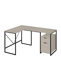 Стол письменный лофт RIDBERG NEVADA (Cashmire/Black) купить в интернет-магазине icover