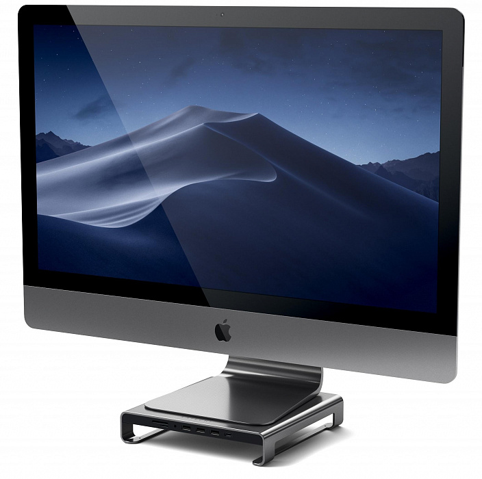 Подставка для монитора Satechi Type-C Aluminum iMac Stand ST-AMSHM (Space Grey) купить в интернет-магазине icover