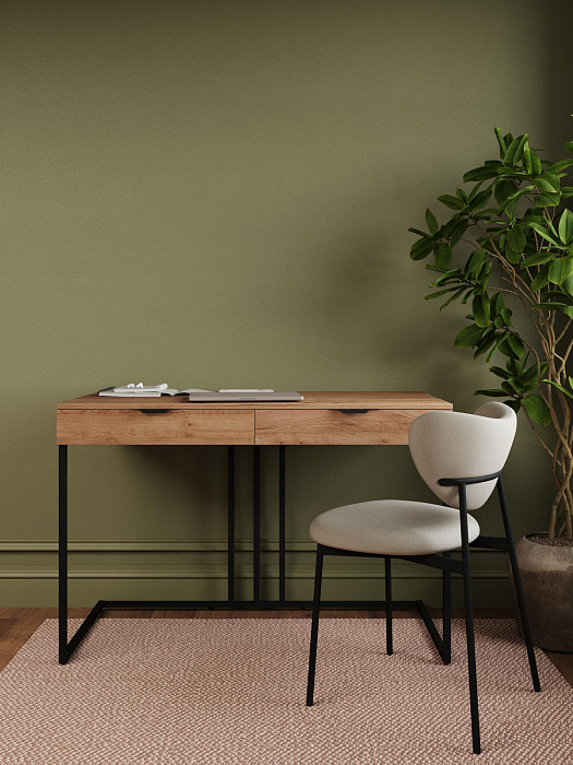 Стол письменный RIDBERG KENTUCKY (Oak/Black) купить в интернет-магазине icover