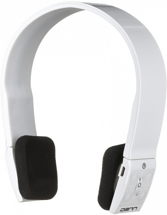 Denn DHB112 - накладная Bluetooth-гарнитура (White) купить в интернет-магазине icover