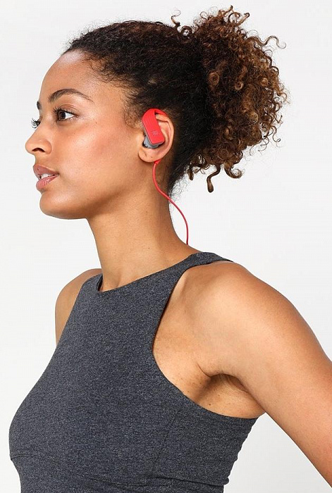 Спортивные беспроводные наушники JBL Endurance Sprint (Red) купить в интернет-магазине icover