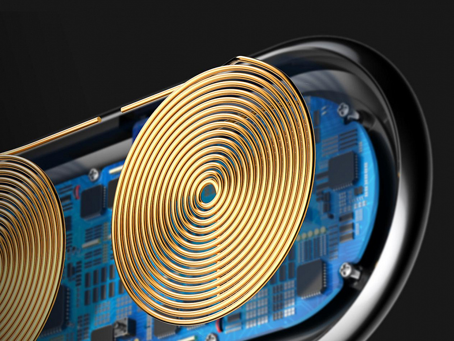 Беспроводное зарядное устройство Baseus Dual Wireless Charger (WXXHJ-A0S) на два устройства (Silver) купить в интернет-магазине icover