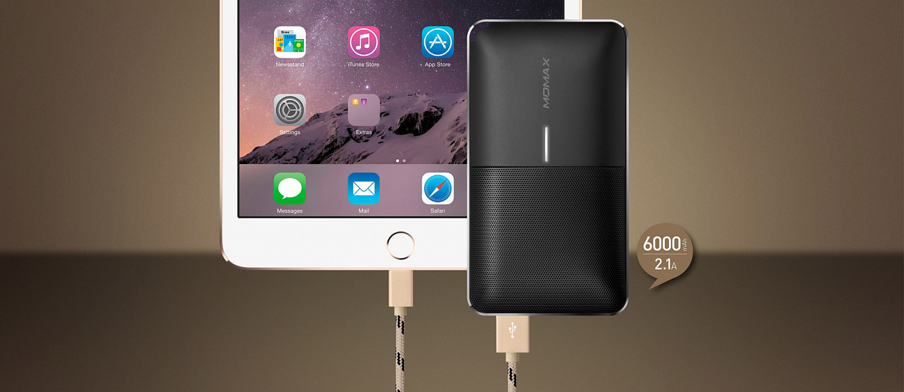 Портативная акустика Momax Zonic Wireless BST3GLD (Gold) купить в интернет-магазине icover