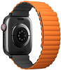 Ремешок Uniq Revix reversible Magnetic (45MM-REVGRYORG) для Apple Watch 42/44/45 mm (Grey/Orange) купить в интернет-магазине icover