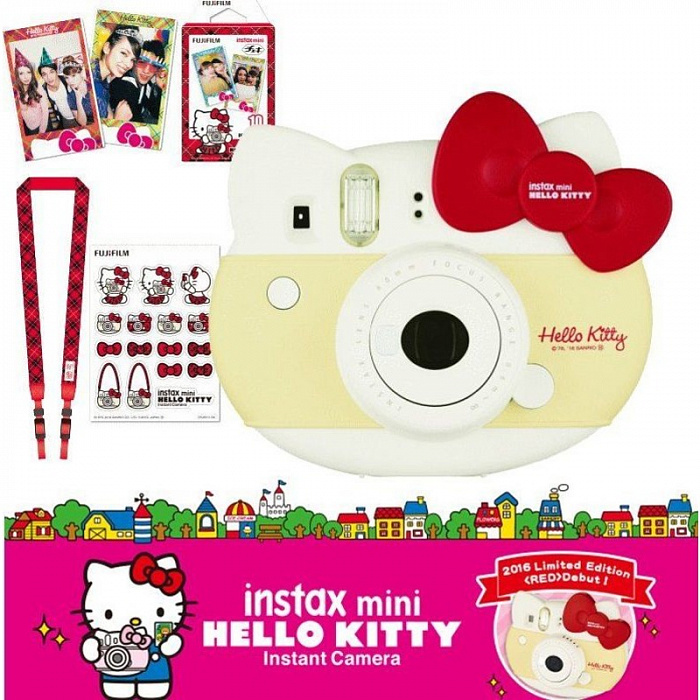Фотоаппарат моментальной печати Fujifilm Instax Mini Hello Kitty (Red) купить в интернет-магазине icover