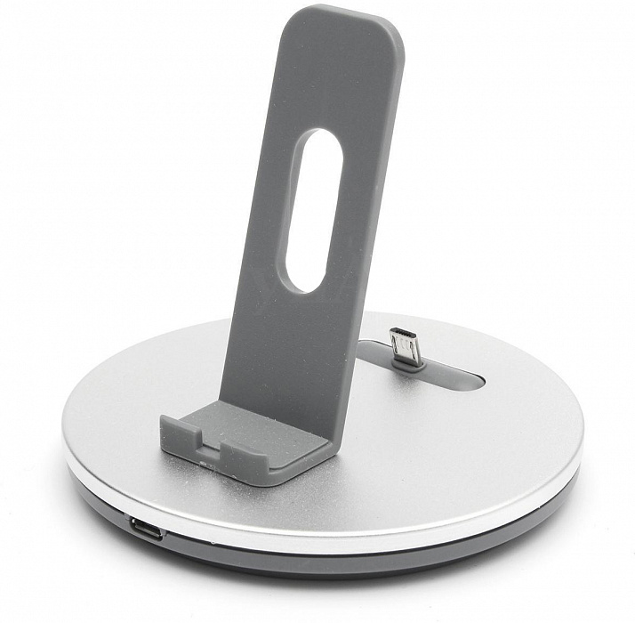 HOCO CW1 Mobile Charging Holder - док-станция microUSB (Silver) купить в интернет-магазине icover