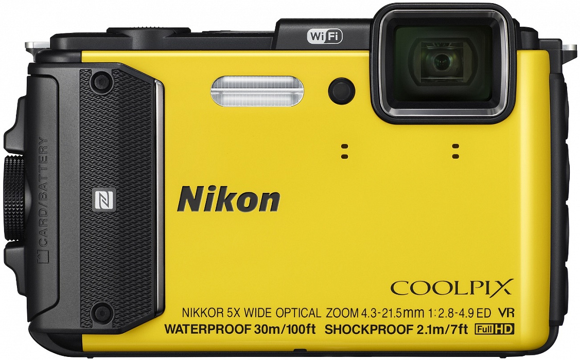 Фотоаппарат Nikon Coolpix AW130 (Yellow) купить в интернет-магазине icover