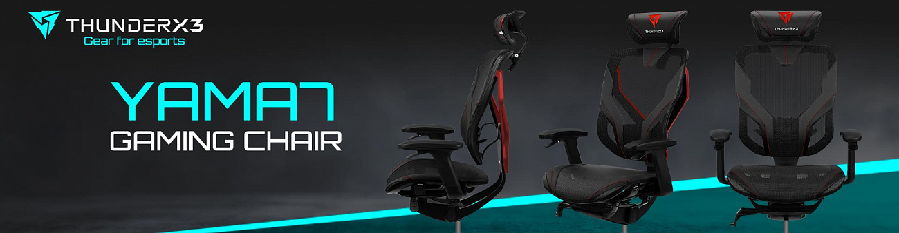 Игровое кресло ThunderX3 YAMA7 (Black) купить в интернет-магазине icover