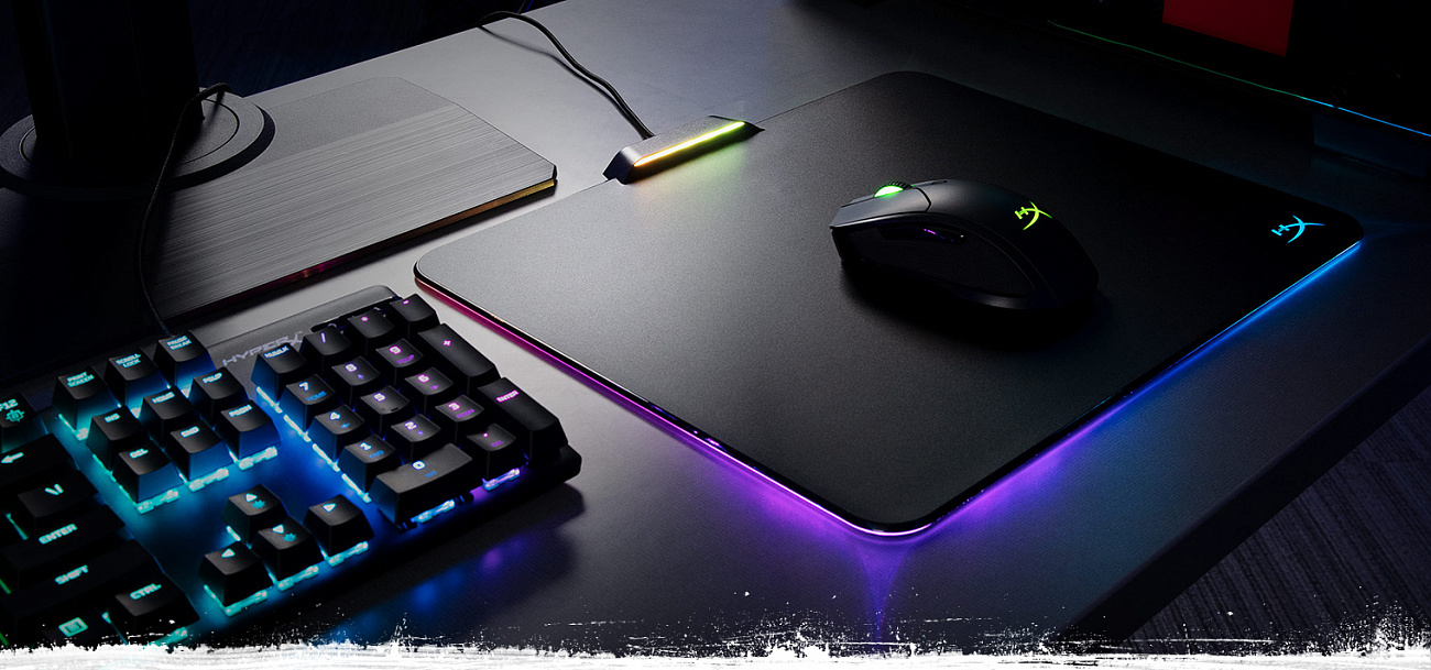 Игровой коврик для мыши HyperX Fury Ultra RGB M (HX-MPFU-M) купить в интернет-магазине icover