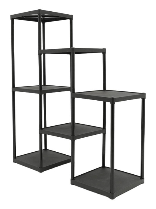 Стеллаж напольный для цветов Ridberg 7 полок (Black) купить в интернет-магазине icover