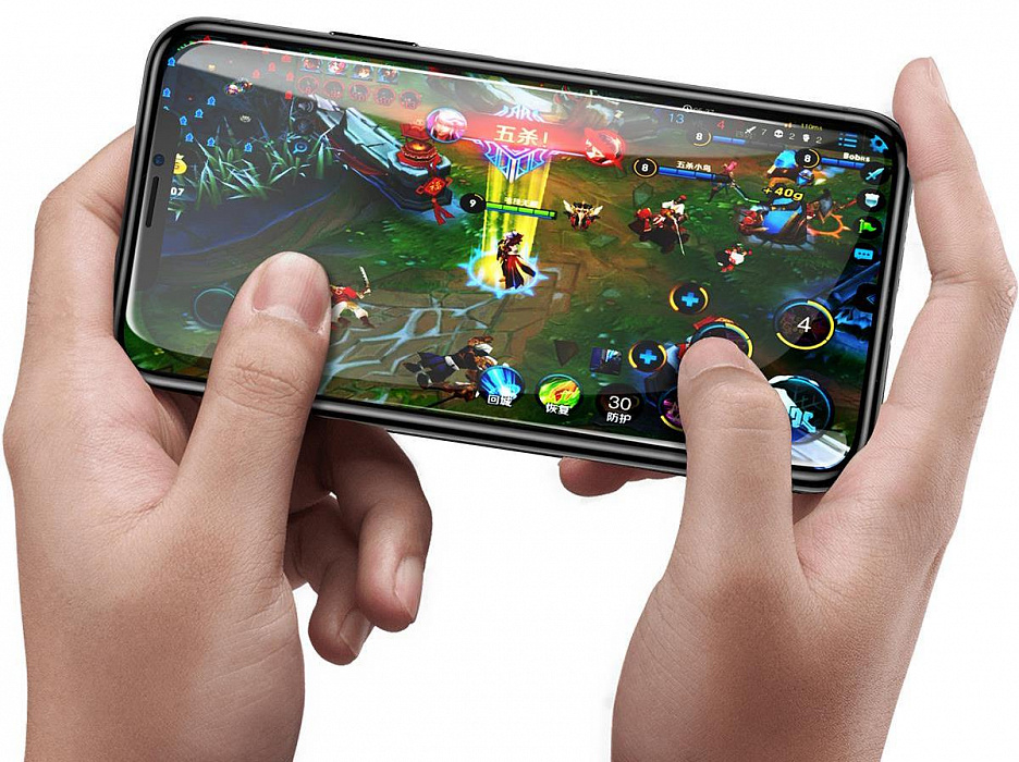 Защитное стекло Baseus 0.23mm Drop-proof Curved Full Screen Tempered Glass Film для iPhone X (Black) купить в интернет-магазине icover
