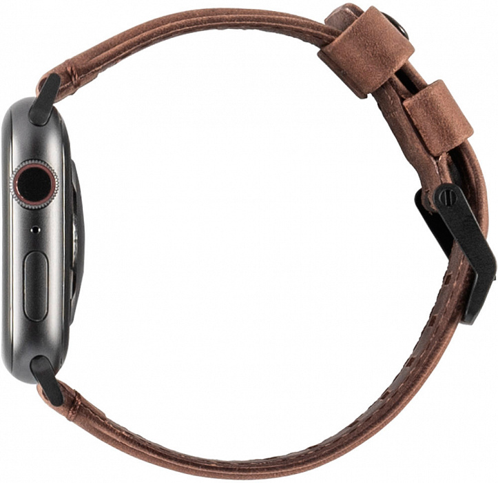 Ремешок Urban Armor Gear Leather (19149B114080) для Apple Watch Series 2/3/4 38/40 mm (Brown) купить в интернет-магазине icover