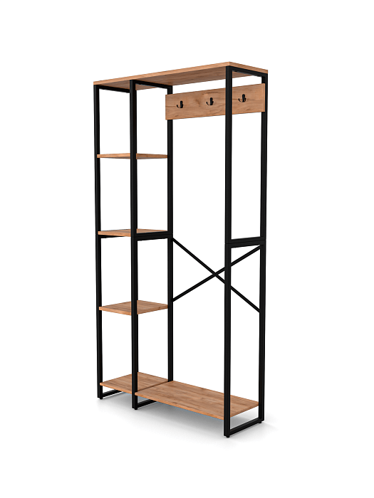 Прихожая лофт RIDBERG SEATTLE (Oak) купить в интернет-магазине icover