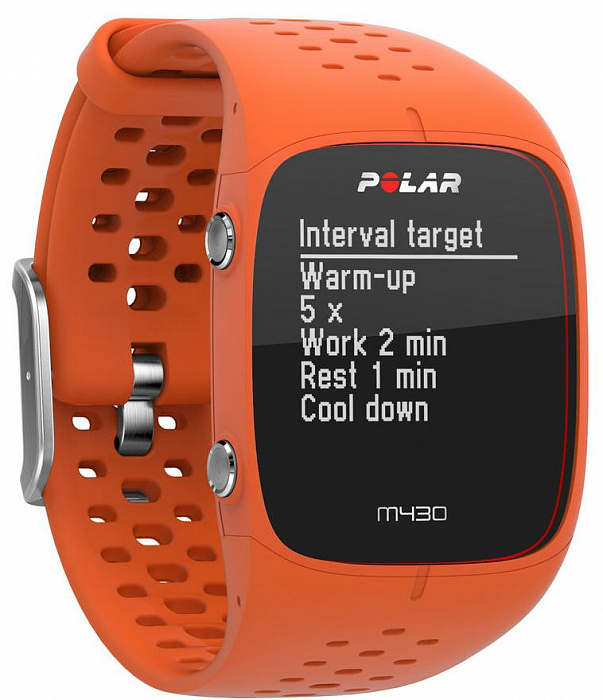 Cпортивные часы Polar M430 (90064410) с GPS-модулем (Orange) купить в интернет-магазине icover
