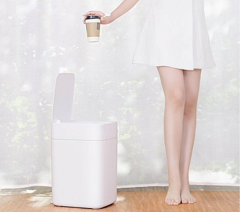 Умная корзина для мусора Xiaomi Townew T1 (White) купить в интернет-магазине icover