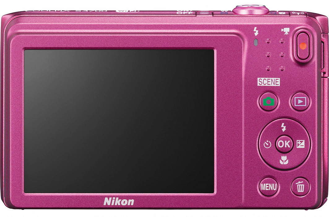 Фотоаппарат Nikon Coolpix S3700 (Pink) купить в интернет-магазине icover