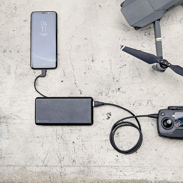 Внешний аккумулятор Mophie Powerstation Plus XL USB-C 12000 mAh (Black) купить в интернет-магазине icover