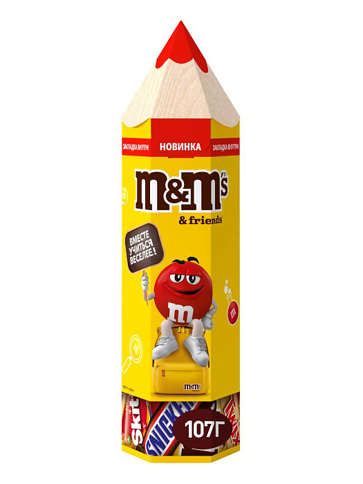 Подарочный набор M&M's Карандаш (4х107 г) купить в интернет-магазине icover