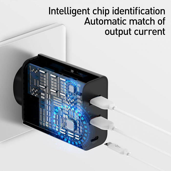 Сетевое зарядное устройство Baseus Speed PPS Quick Charger Type C CCFS-G01 (Black) купить в интернет-магазине icover