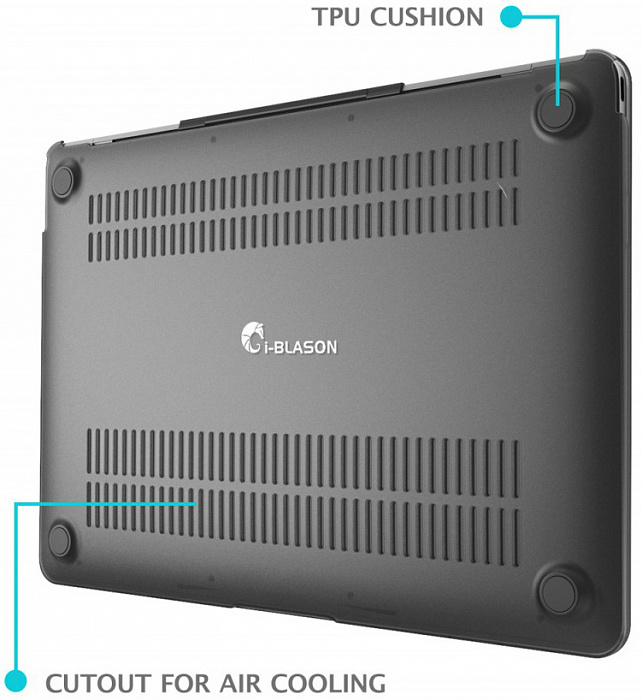 Чехол-накладка i-Blason для Macbook 12'' (Matte Black) купить в интернет-магазине icover