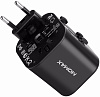 Momax World Mini AC Travel Adapter (UA2D) - универсальный адаптер питания (Black) купить в интернет-магазине icover