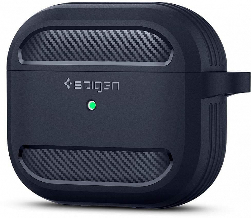 Чехол Spigen Rugged Armor (ASD01980) для AirPods 3 (Gray) купить в интернет-магазине icover