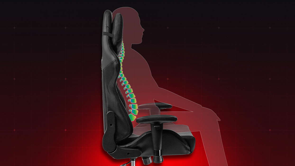 Игровое кресло A4Tech Bloody GC-500 (Black) купить в интернет-магазине icover
