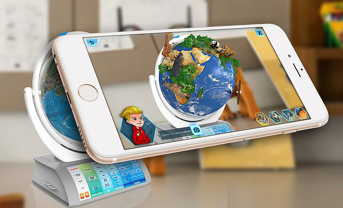 Интерактивный глобус Oregon Scientific SG338R Explorer AR купить в интернет-магазине icover