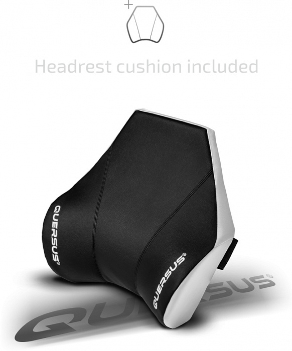 Игровое кресло Quersus Geos G702/XW (Black/White) купить в интернет-магазине icover
