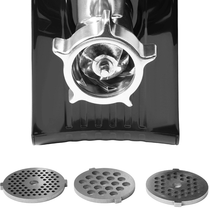 Мясорубка Hyundai HY-MG2322 1200 Вт (Black/Silver) купить в интернет-магазине icover
