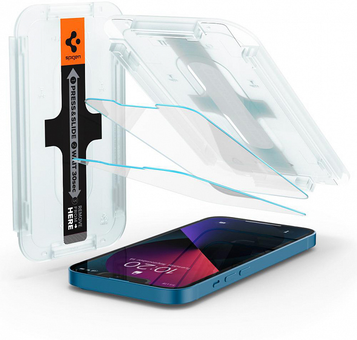 Защитное стекло Spigen Glas.tR EZ Fit Slim 2 Pack (AGL03396) для iPhone 13 mini (Clear) купить в интернет-магазине icover
