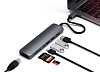 Хаб Satechi USB-C Slim Multi-Port Adapter ST-UCSMA3M (Space Grey) купить в интернет-магазине icover