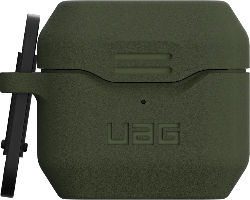 Чехол с карабином UAG Standard Issue Silicone_001 Case для AirPods 3 (Olive) купить в интернет-магазине icover