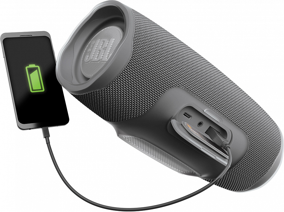 Портативная акустическая система JBL Charge 4 (Grey) купить в интернет-магазине icover