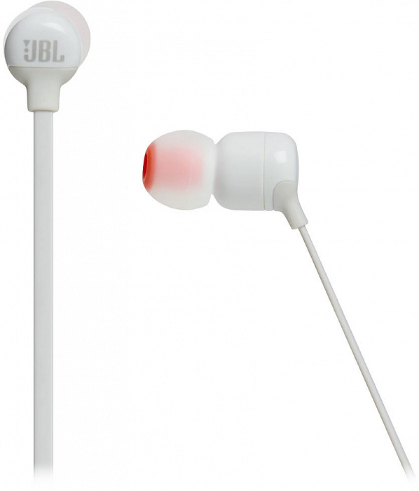 Bluetooth-наушники JBL T110BT с микрофоном (White) купить в интернет-магазине icover