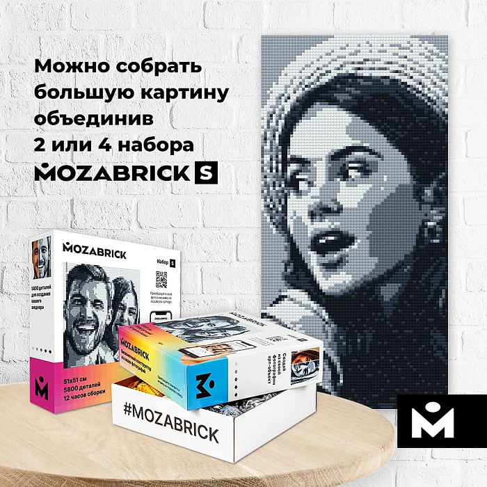 Фото-конструктор Mozabrick Набор S купить в интернет-магазине icover