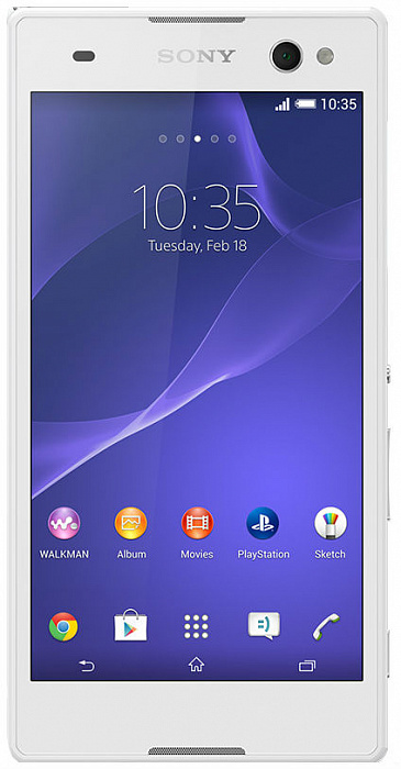 Смартфон Sony Xperia C3 Dual (White) купить в интернет-магазине icover