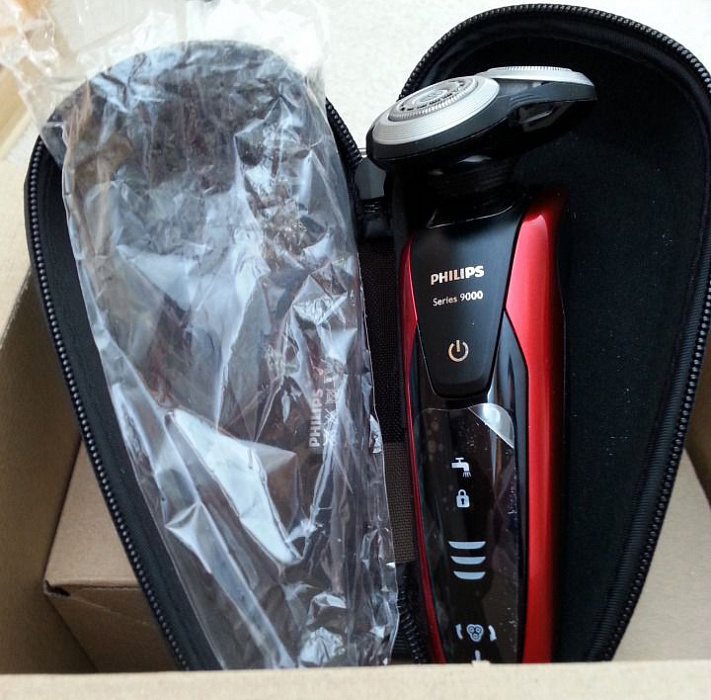Philips Shaver Series 9000 (S9151/31) - электробритва (Red/Black) купить в интернет-магазине icover