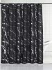Штора для ванной комнаты Ridberg с блестками 180x200 см (Black) купить в интернет-магазине icover