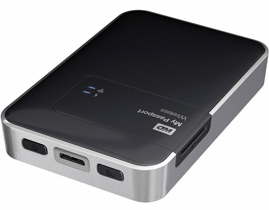 Western Digital My Passport Wireless 2TB (WDBDAF0020BBK) - внешний жесткий диск (Black) купить в интернет-магазине icover