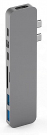 Купить usb-концентратор hyperdrive pro 8-in-2 gn28d для macbook pro 2016/2017 (space grey) в Москве. В нашем каталоге интернет-магазина icover.ru вы можете ознакомиться с ценами, подробным описанием, фотографиями и техническими характеристиками. Низкие цены. Высокое качество. Доставка по России. Заказать товары по телефону +7(495)229-39-50 USB-концентратор HyperDrive PRO 8-in-2 GN28D для MacBook Pro 2016/2017 (Space Grey) купить в интернет-магазине icover