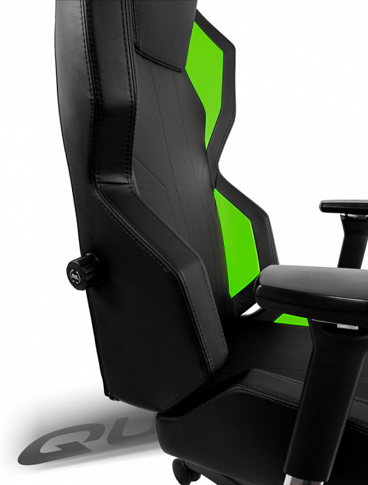 Игровое кресло Quersus Geos G702/XG (Black/Green) купить в интернет-магазине icover