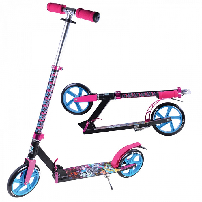 Top Gear Monster High (Т57606) - самокат двухколесный (Purple) купить в интернет-магазине icover