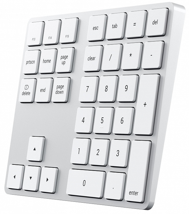 Беспроводная клавиатура Satechi Bluetooth Extended Keypad ST-XLABKS (Silver) купить в интернет-магазине icover