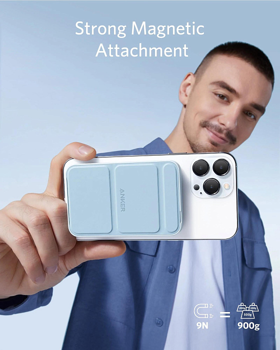 Внешний аккумулятор Anker PowerCore MagGo A1611 5000 mAh (Blue) купить в интернет-магазине icover