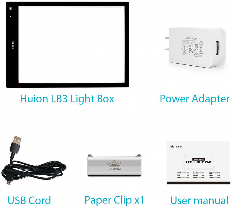 Светокопировальный планшет Huion LB3 (Black) купить в интернет-магазине icover