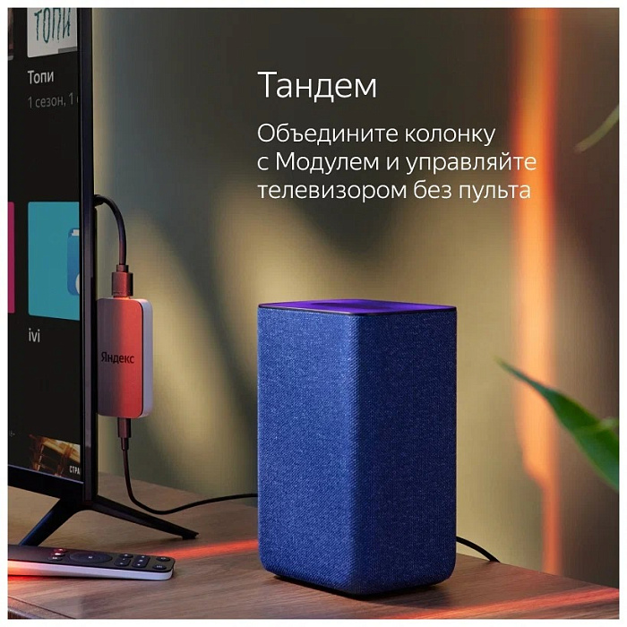 Умная колонка Яндекс Станция 2 (YNDX-00051) с Алисой (Blue) купить в интернет-магазине icover