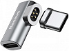 Переходник Baseus Mini Magnetic Type-C Elbow Adapter Converter CATCX-0G (Gray) купить в интернет-магазине icover