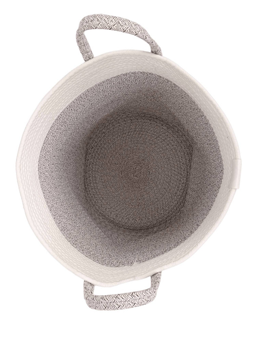 Тканевая корзина Ridberg 35*45 (White/Grey) купить в интернет-магазине icover