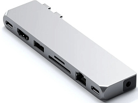 Купить хаб satechi usb-c pro hub max st-ucphmxs для macbook pro 2021 (silver) в Москве. В нашем каталоге интернет-магазина icover.ru вы можете ознакомиться с ценами, подробным описанием, фотографиями и техническими характеристиками. Низкие цены. Высокое качество. Доставка по России. Заказать товары по телефону +7(495)229-39-50 Хаб Satechi USB-C Pro Hub Max ST-UCPHMXS для MacBook Pro 2021 (Silver) купить в интернет-магазине icover